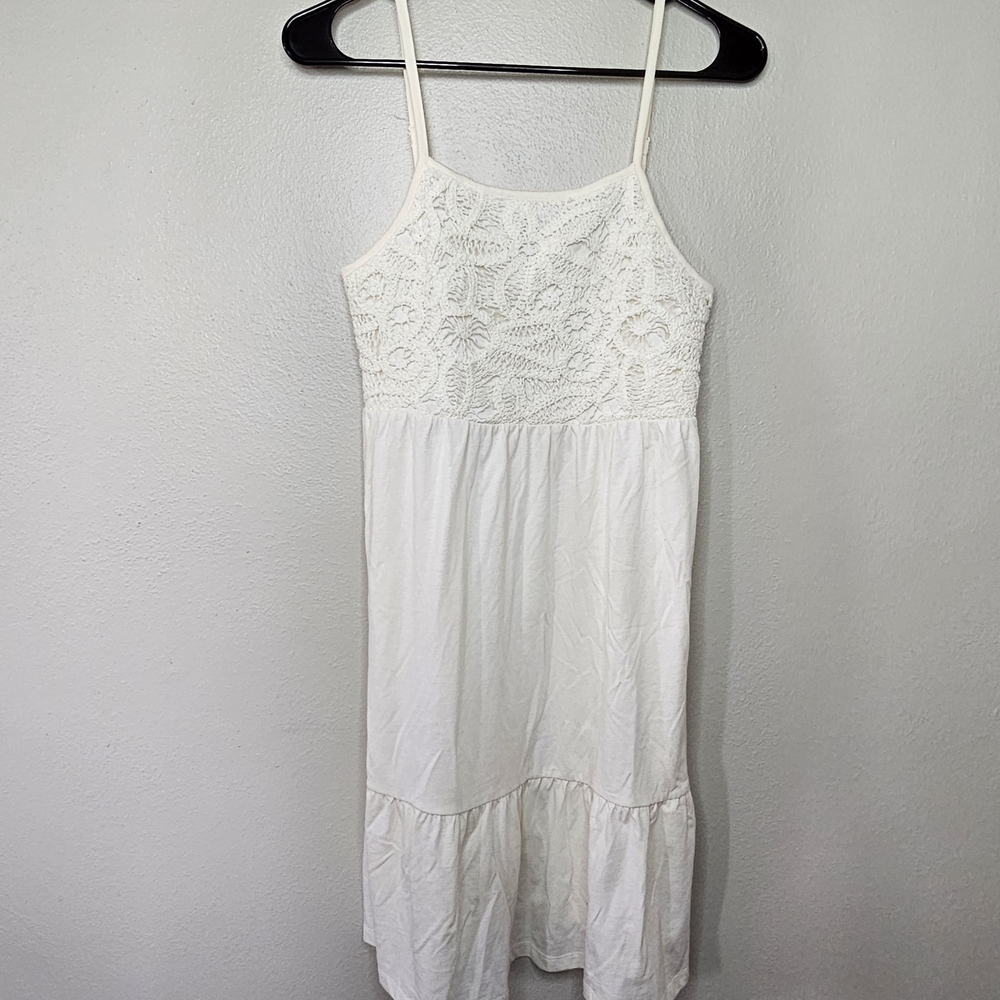 Old Navy Kids White Lace Dress